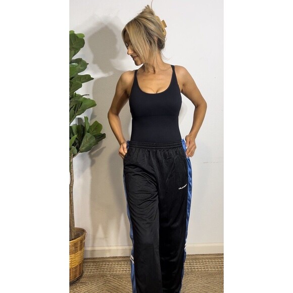 Vintage Old Navy Boy 16 Tear Away Track Pants Wide Leg Snap 2000s Y2K Baggy Logo - Picture 14 of 16